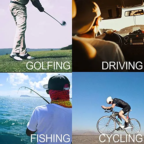 2 Pairs UV Sun Protection Cooling Arm Sleeves for Cycling, Running, Golf, Driving Sleeves for Men & Women (Black   Gray)