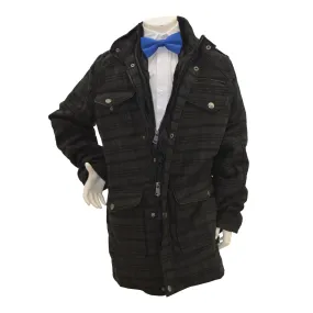 Boys' Wool 3/4 Plaid Jacket