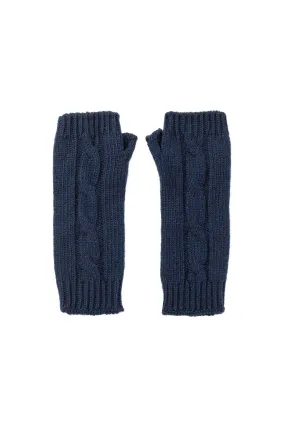 Cable Cashmere Wrist Warmers