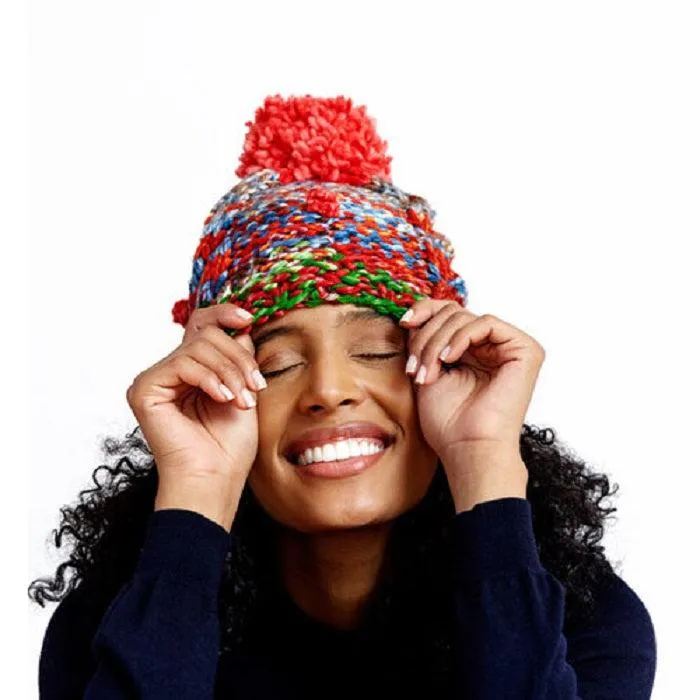 Cable Pom Beanie Kit