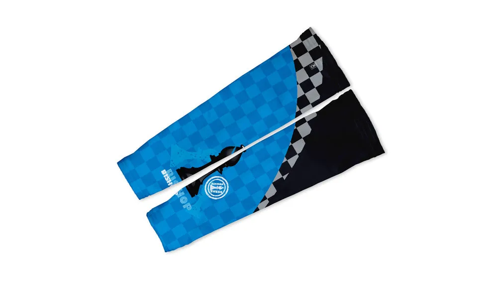Chess Bishop Compression Arm Warmers Sleeves Unisex Walking/Cycling/Running/Golf