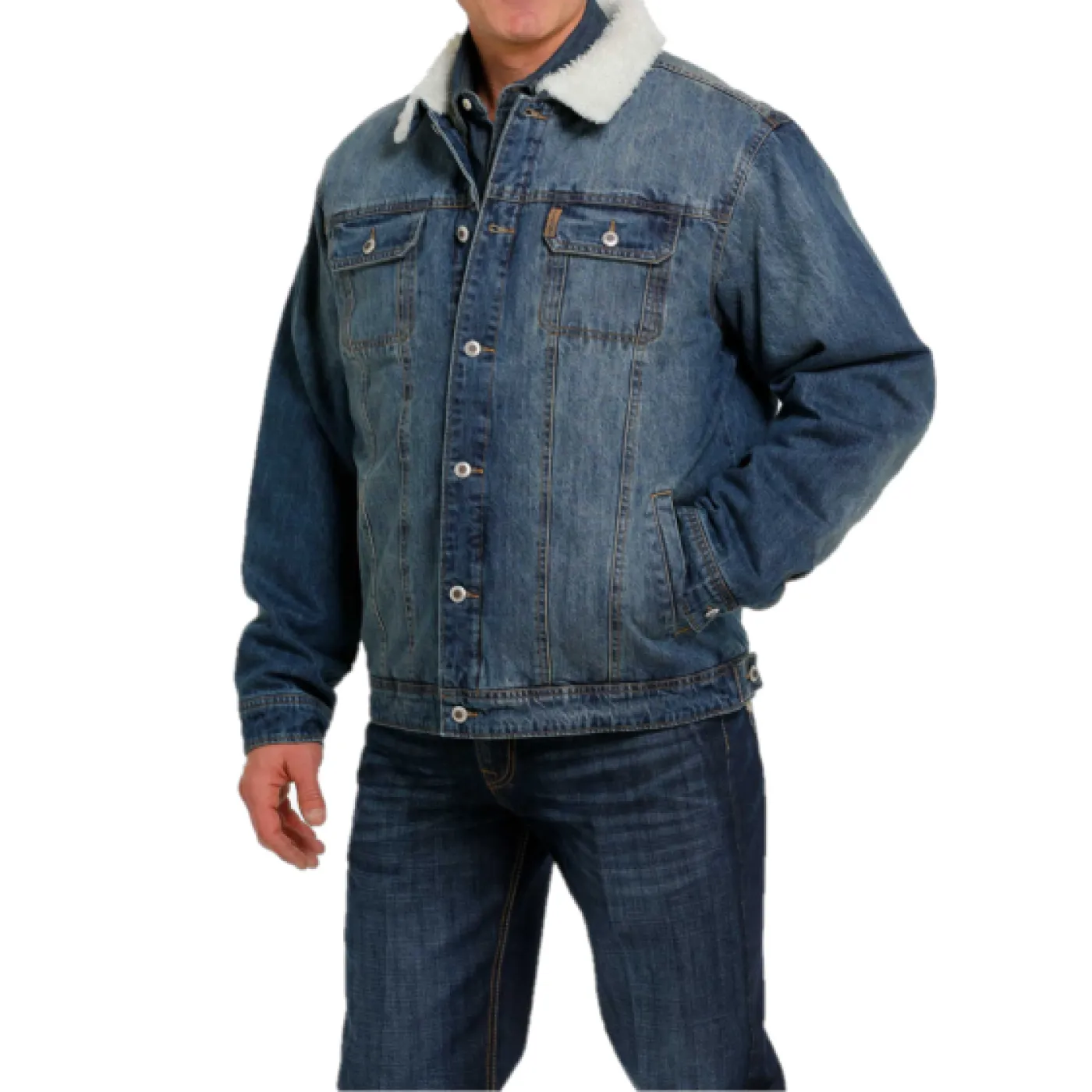 Cinch® Men's Denim Concealed Carry Trucker Jacket MWJ1074006