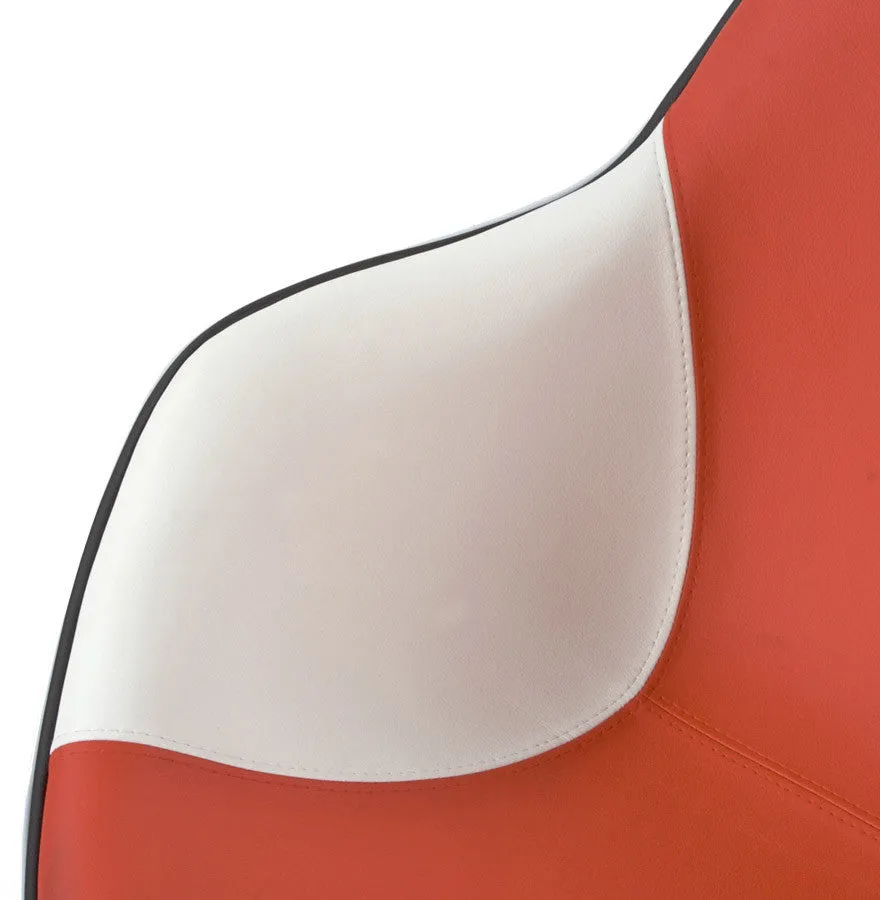 Daytona White/Red