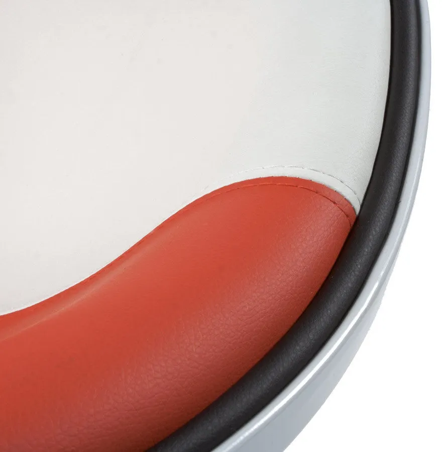 Daytona White/Red