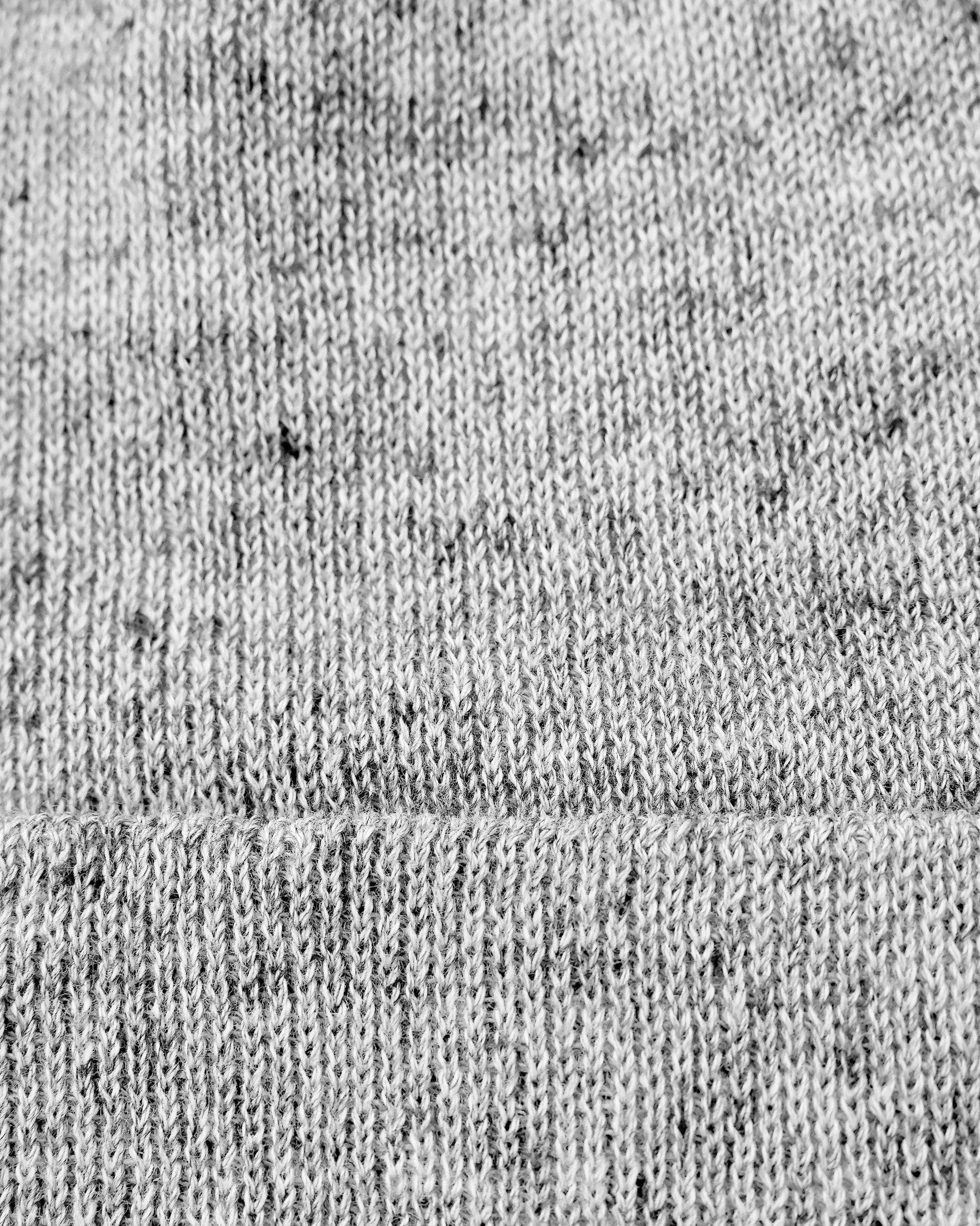 Fine Ribbed Cotton Toque Salt   Pepper