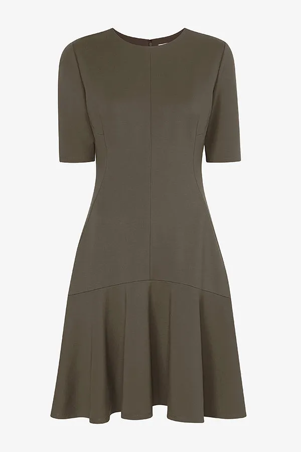 Gina Dress - Light Ponte :: Ash