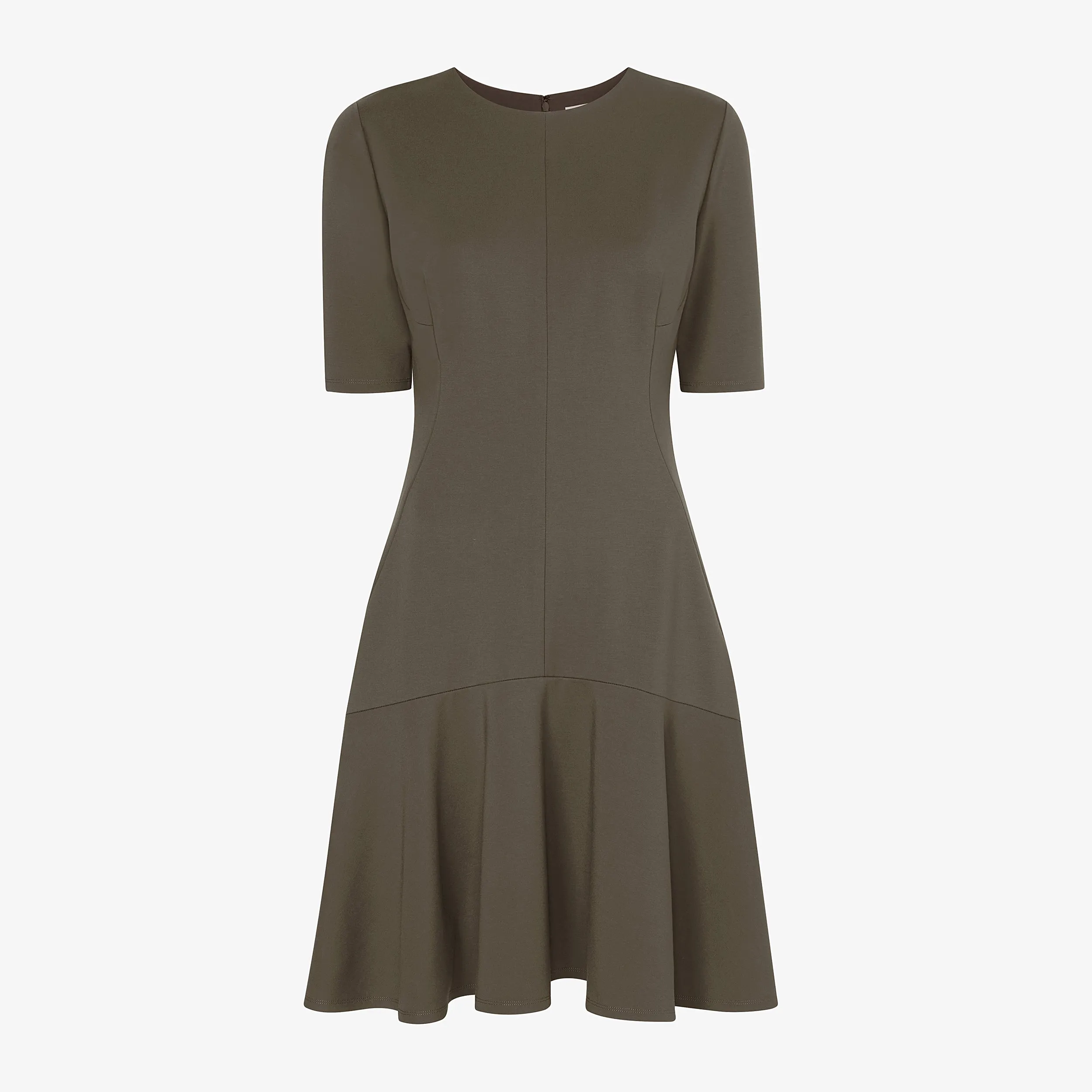 Gina Dress - Light Ponte :: Ash