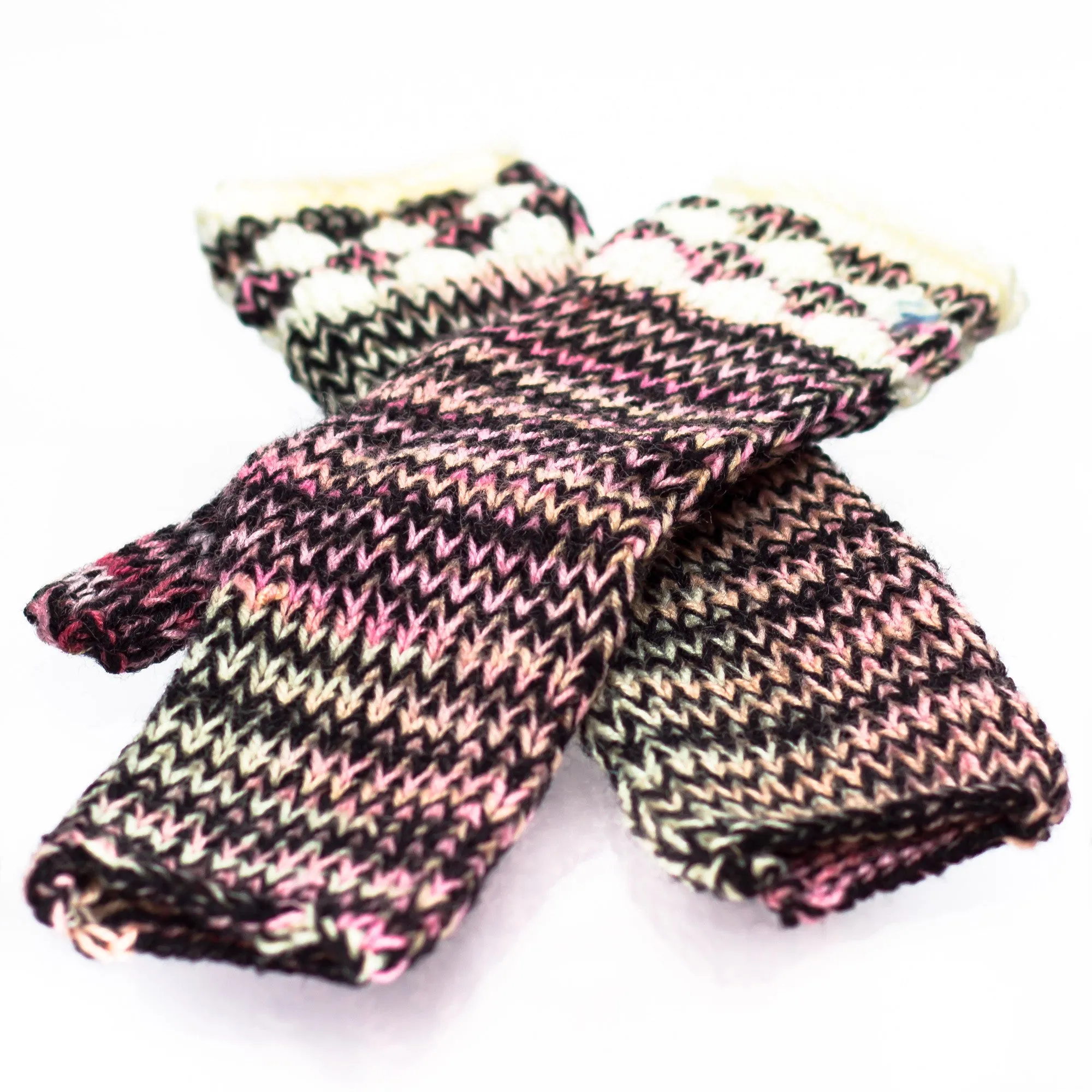 Hand-Knitted Wool Arm Warmers / "Gleeves"
