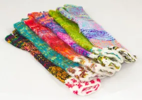Hand-Knitted Wool Arm Warmers / "Gleeves"