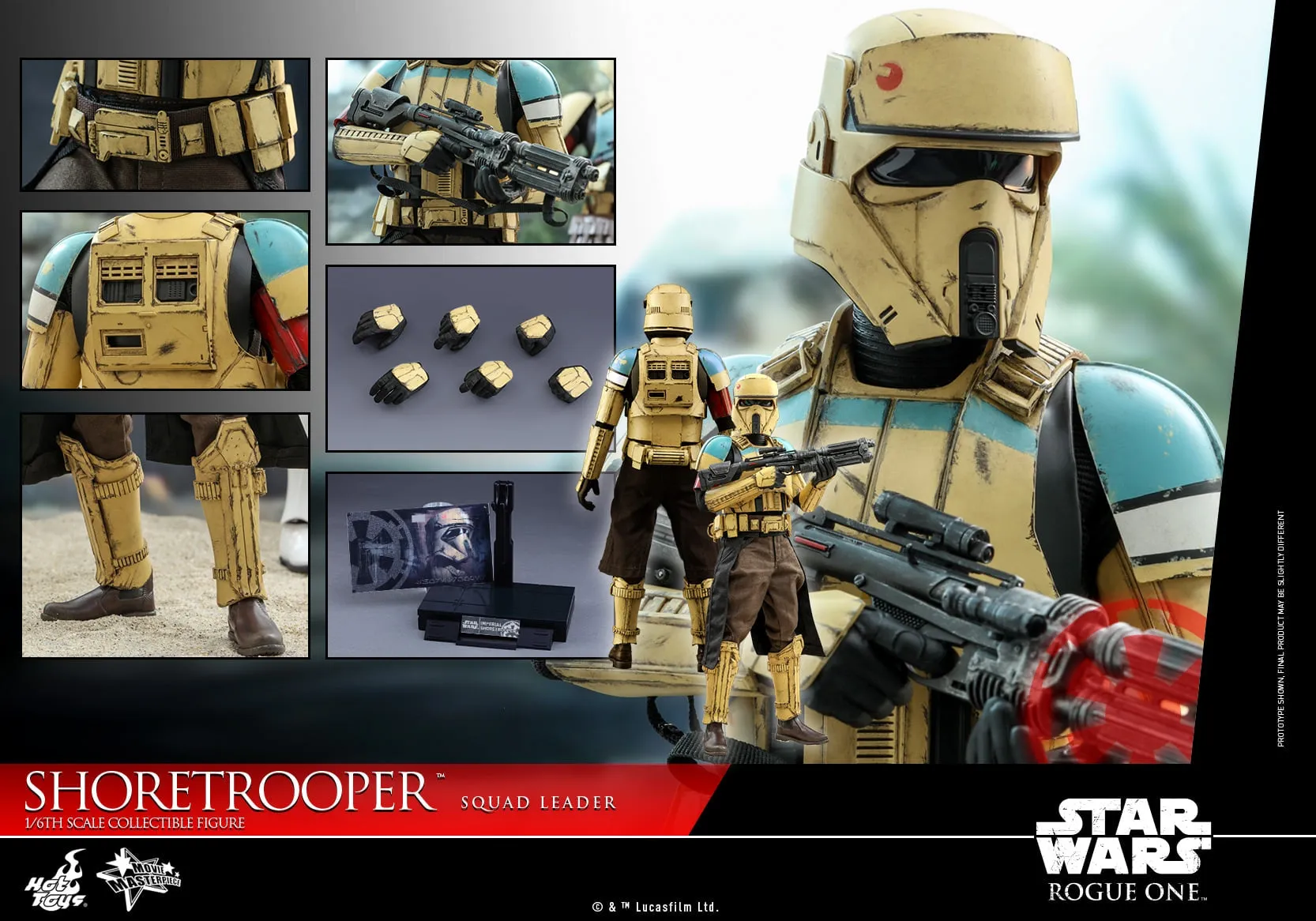 Hot Toys - MMS592 - Rogue One: A Star Wars Story™ - 1/6th scale Shoretrooper Squad Leader™ Collectible Figure