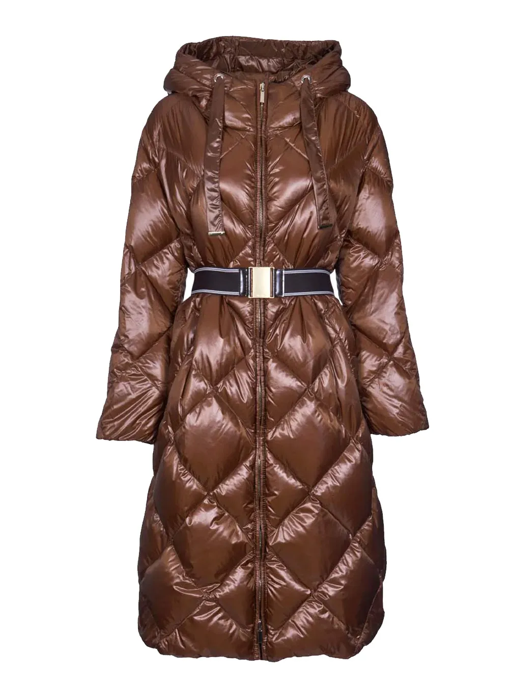 MAX MARA WOMEN Anna Parka Coat Brown