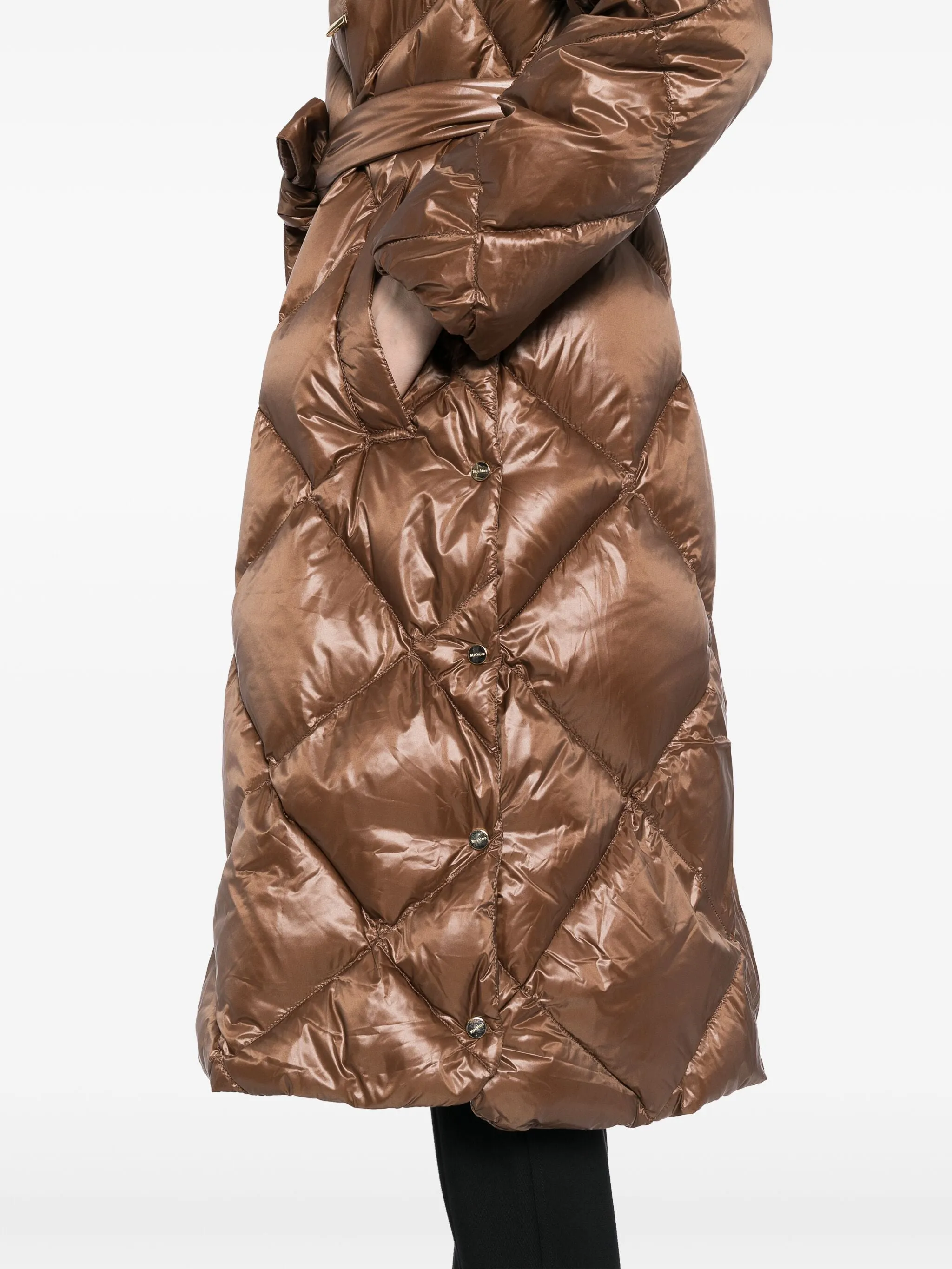 MAX MARA WOMEN Anna Parka Coat Brown