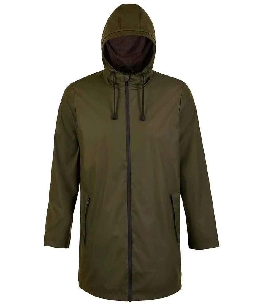 NEOBLU Antoine Wax Parka Jacket | Deep Khaki