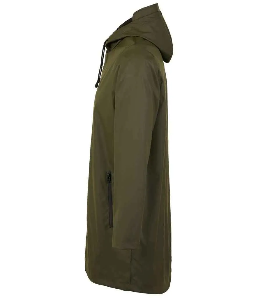 NEOBLU Antoine Wax Parka Jacket | Deep Khaki