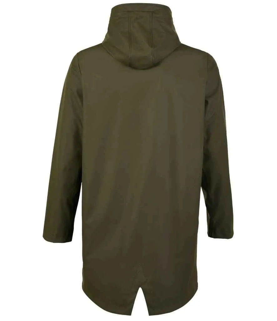 NEOBLU Antoine Wax Parka Jacket | Deep Khaki