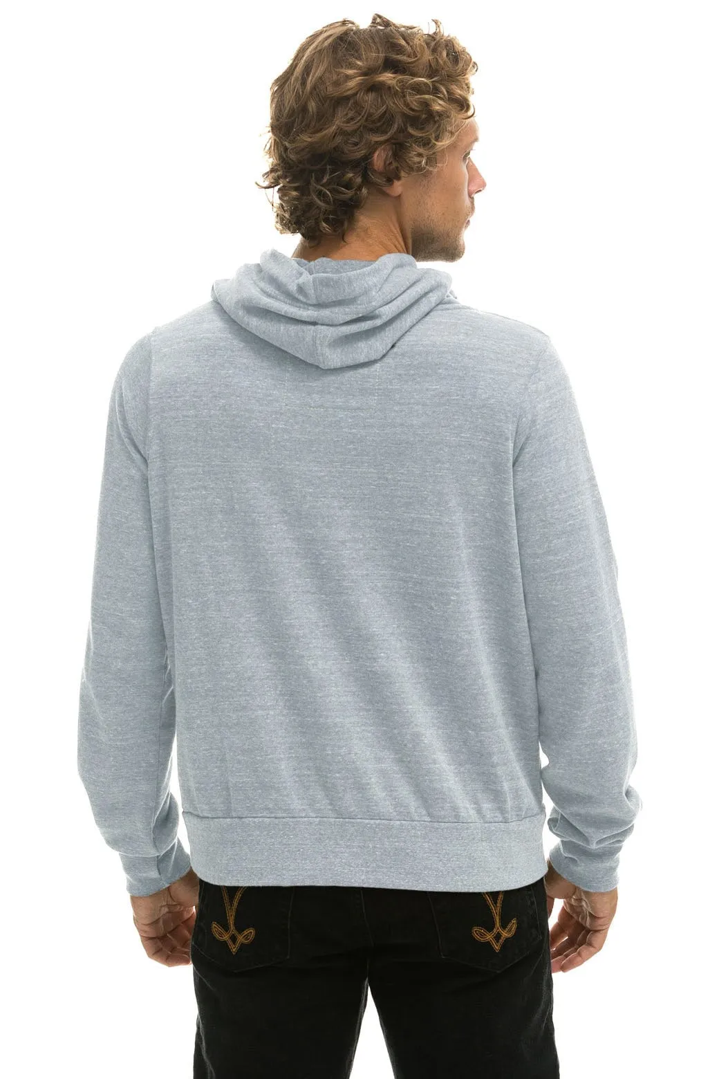NINJA PULLOVER HOODIE - LIGHT GREY