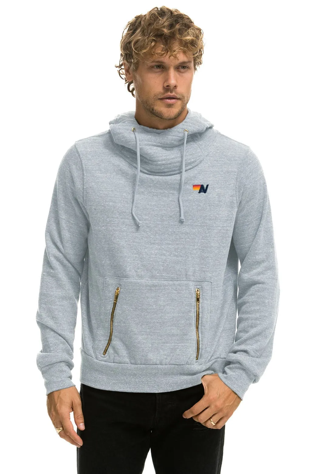 NINJA PULLOVER HOODIE - LIGHT GREY
