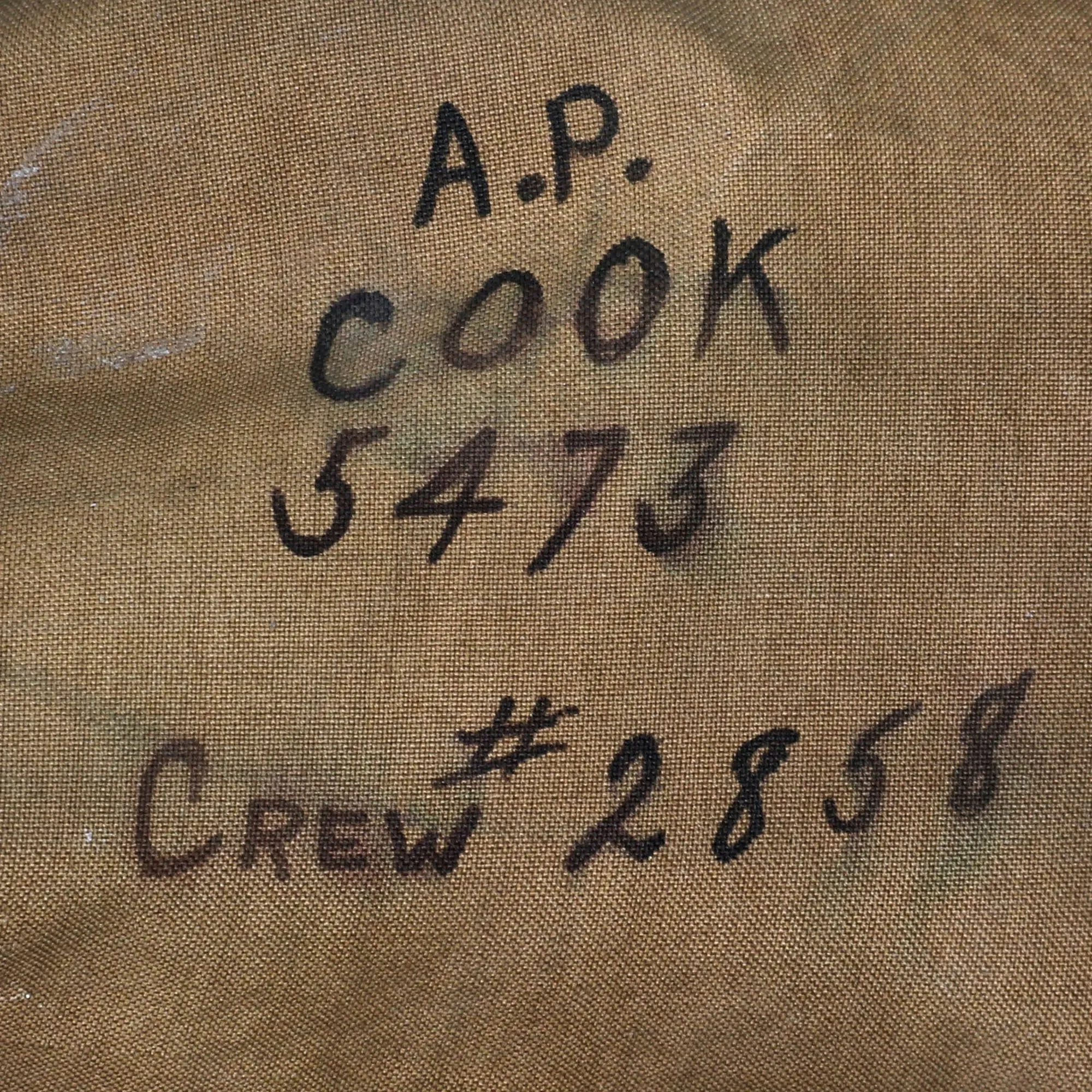 Original U.S. WWII B-24 Weiser Witch Painted A-2 Flying Jacket Grouping - Alfred P. Cook - 8th Air Force, 707th Bomb Squadron - Caterpillar Club Member