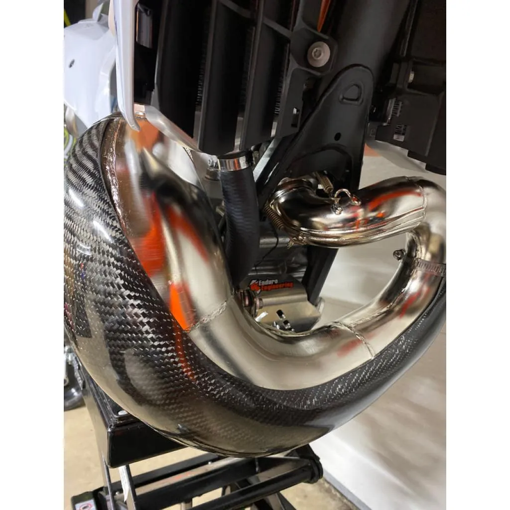 P3 MAX Coverage Carbon Fiber FMF Fatty Pipe Guard For KTM/HUS (2023 ) | 101082