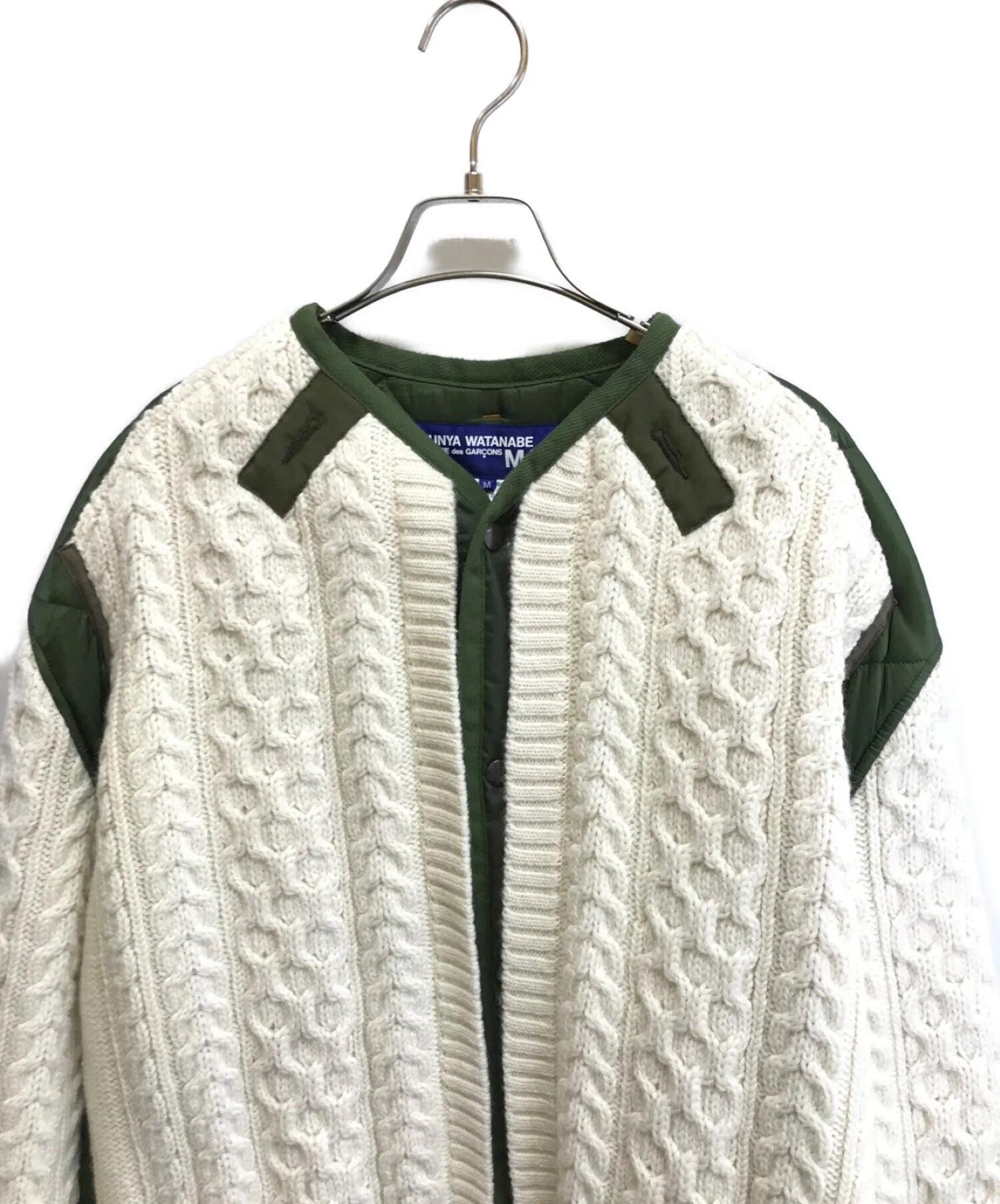 [Pre-owned] JUNYA WATANABE COMME des GARCONS MAN Military Liner Knit Switch Jacket WH-J009