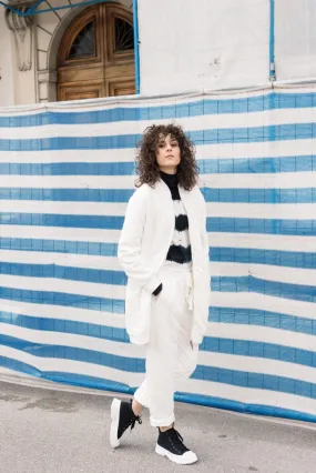 Quilted Oversized Bomber Jacket