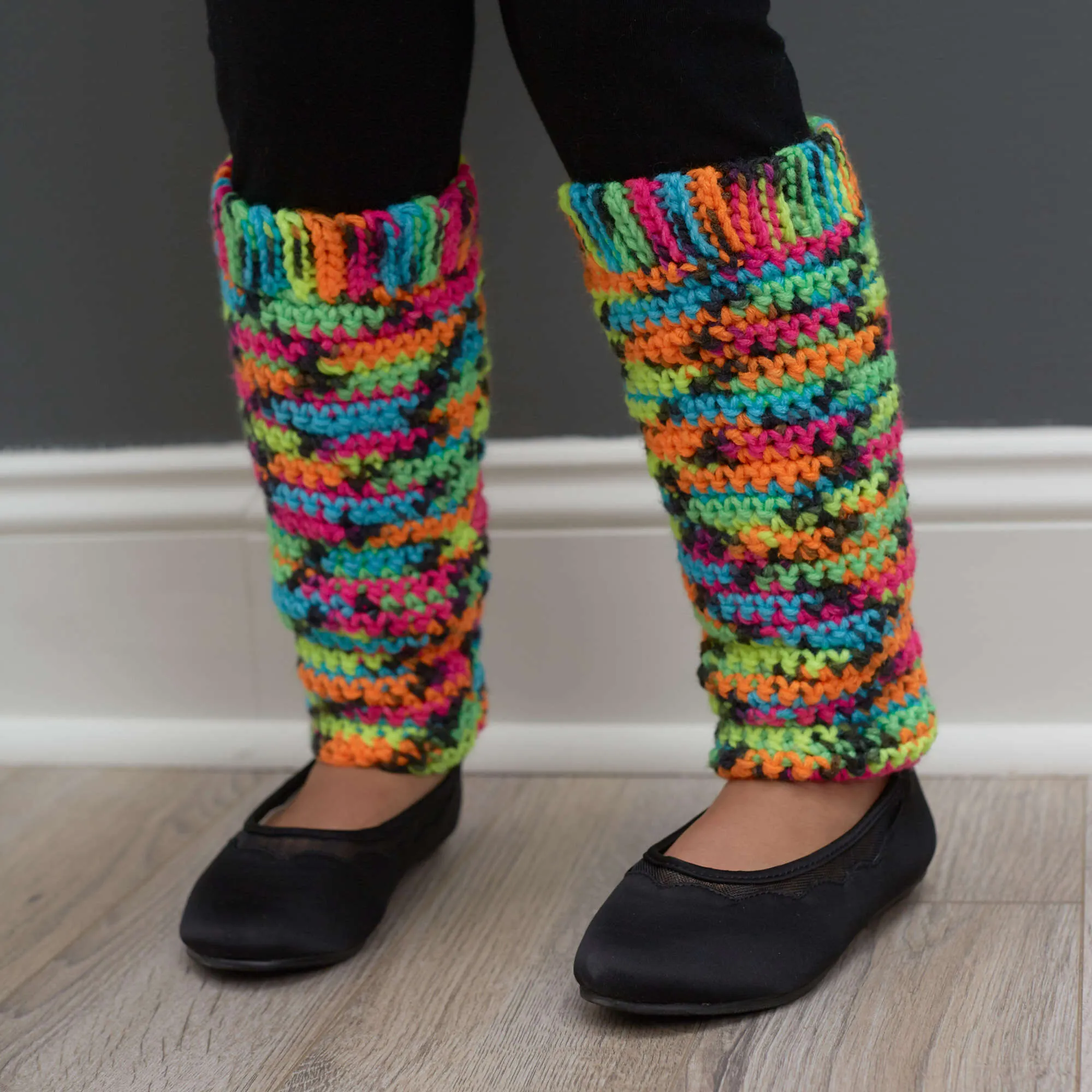 Red Heart Crochet Lil' Witch Leg Warmers
