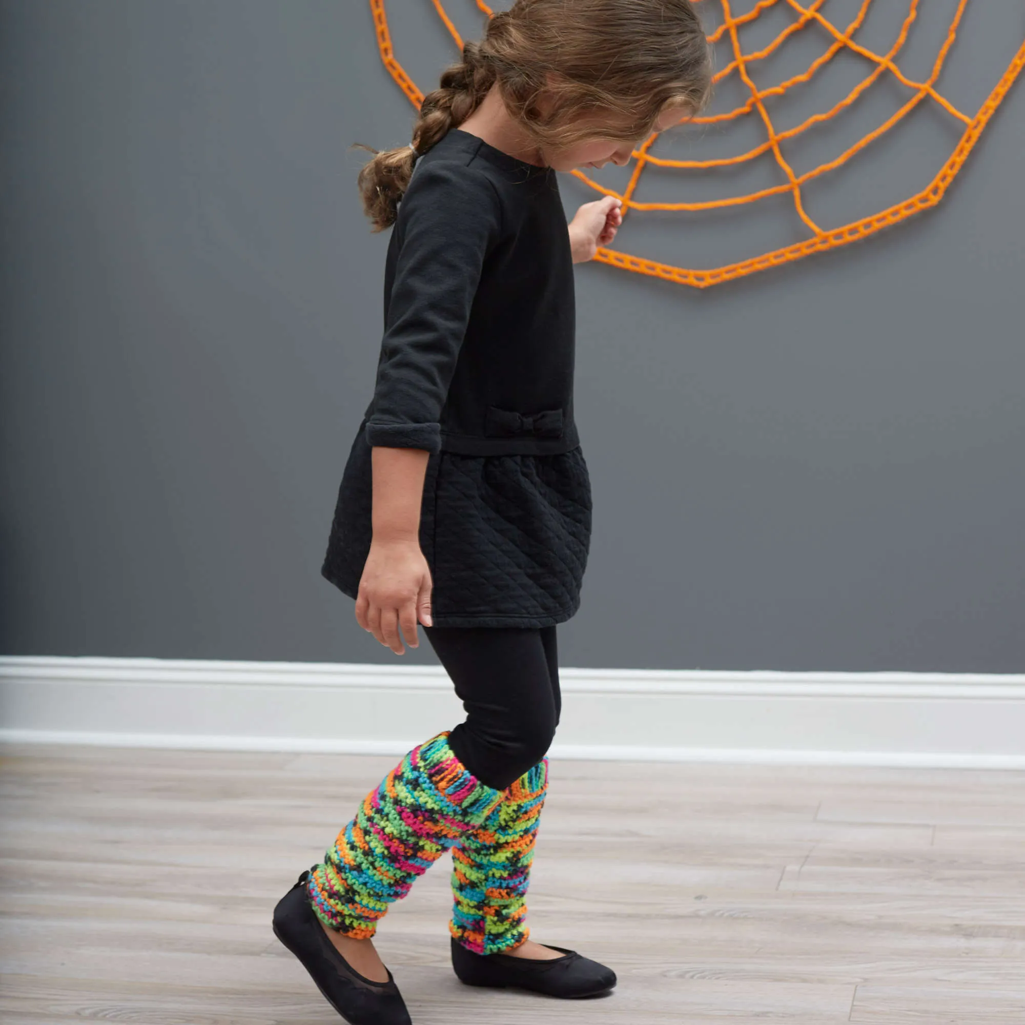 Red Heart Crochet Lil' Witch Leg Warmers