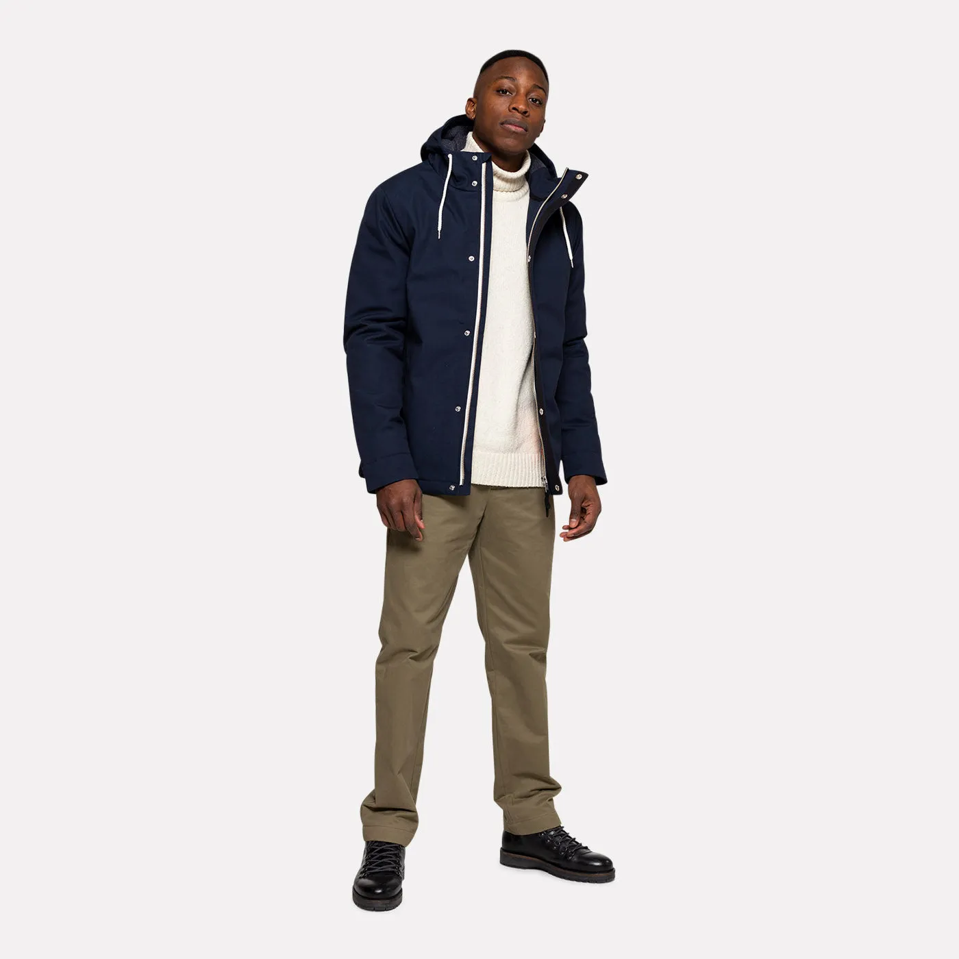 REVOLUTION | 7311 Hooded Jacket Evergreen | Navy