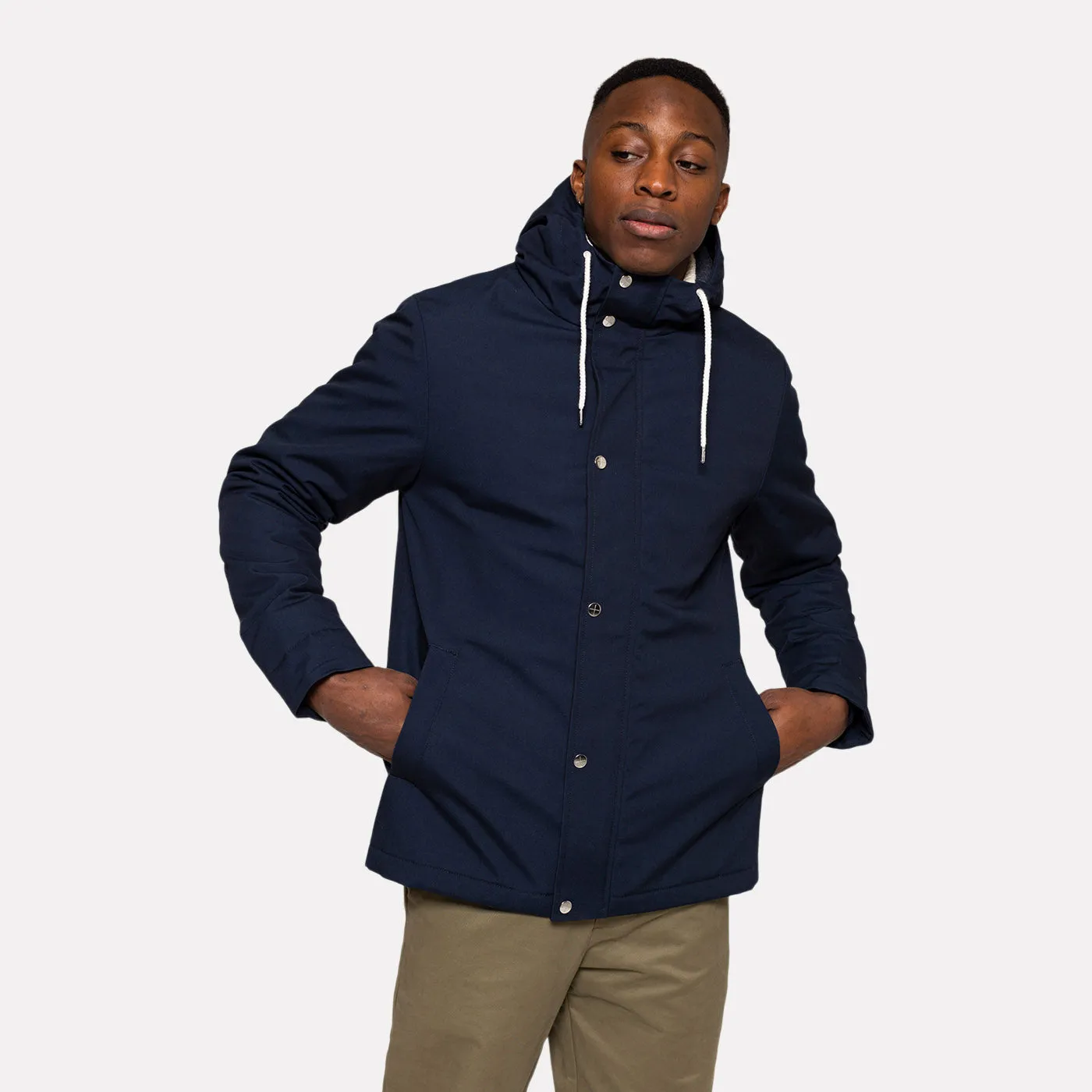 REVOLUTION | 7311 Hooded Jacket Evergreen | Navy
