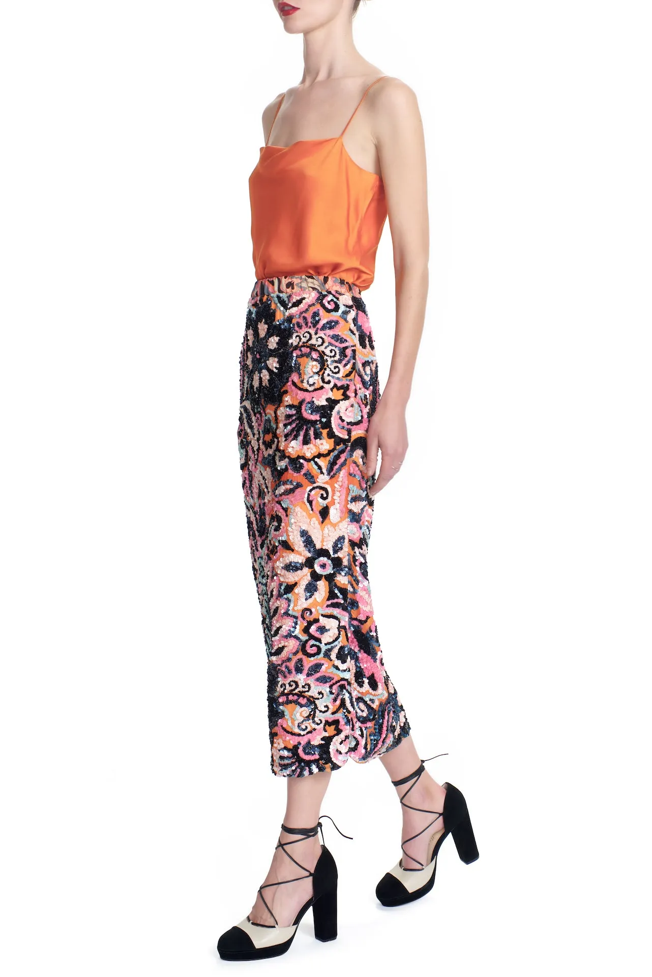 THE GIANNA SKIRT- ARM CANDY SEQUIN