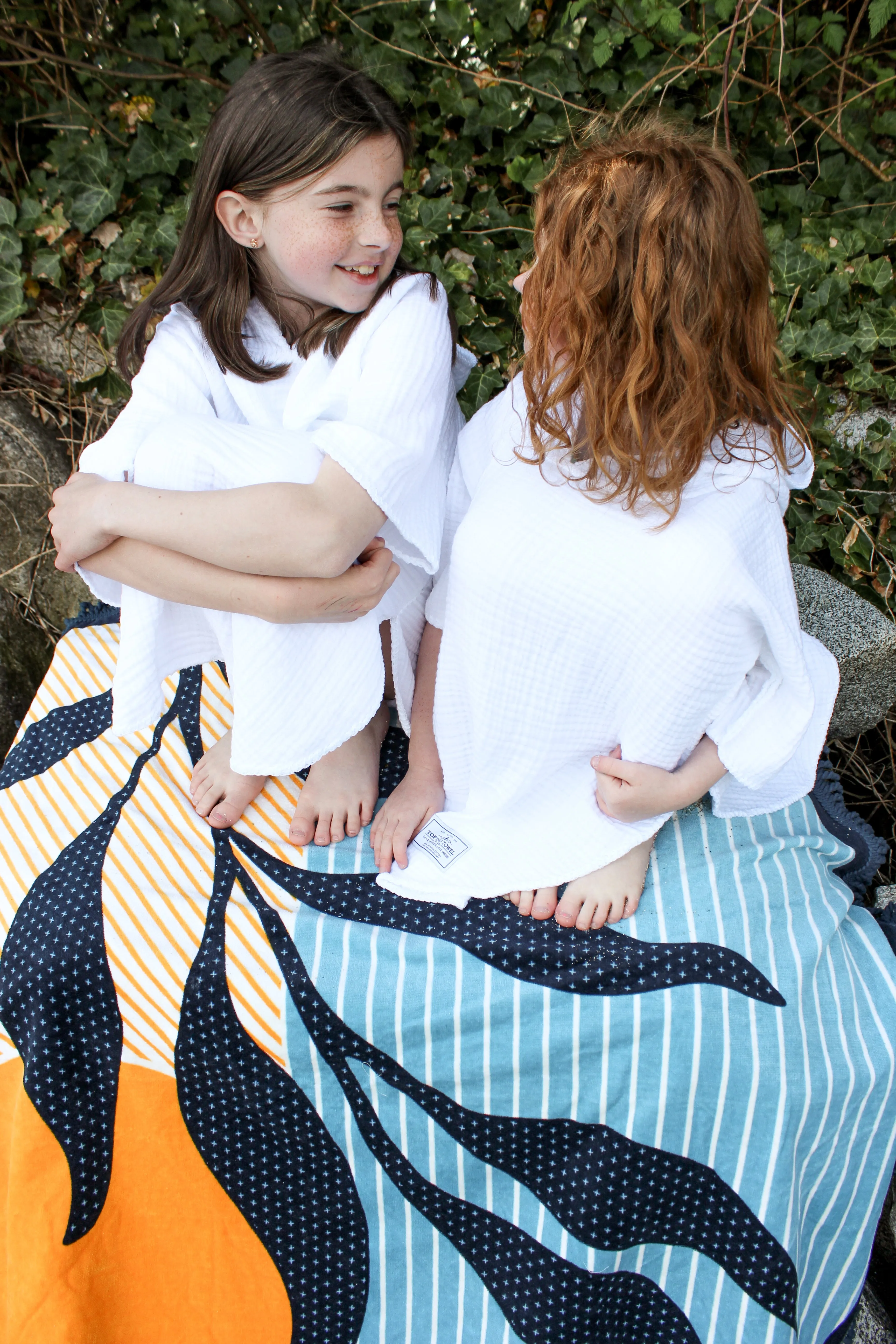 THE PEBBLE | Kid's Muslin Poncho