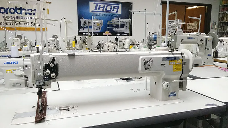 THOR GC1510L-25H Single Needle 25 Inch Long Arm 6 Inch High Arm Walking Foot Sewing Machine