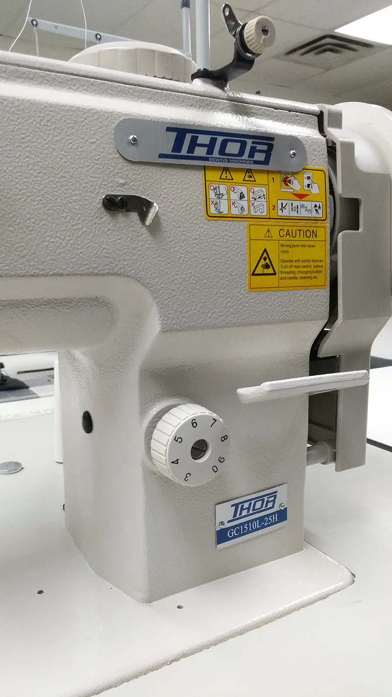 THOR GC1510L-25H Single Needle 25 Inch Long Arm 6 Inch High Arm Walking Foot Sewing Machine