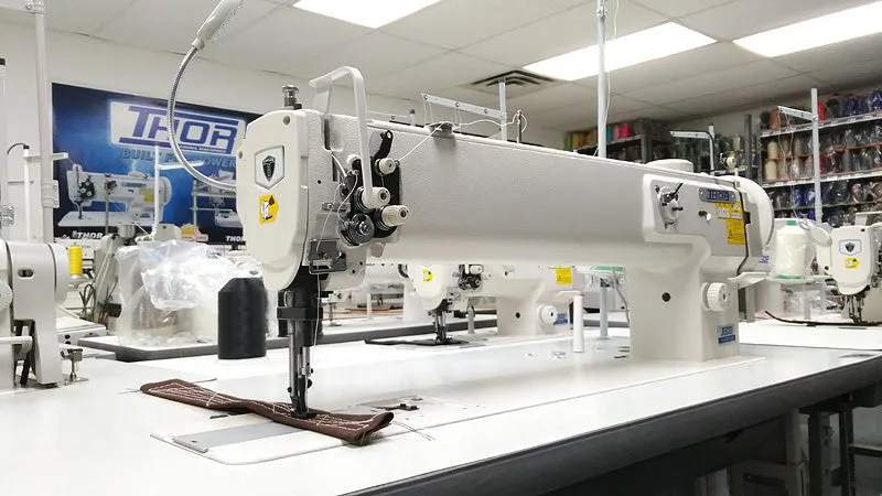 THOR GC1510L-25H Single Needle 25 Inch Long Arm 6 Inch High Arm Walking Foot Sewing Machine