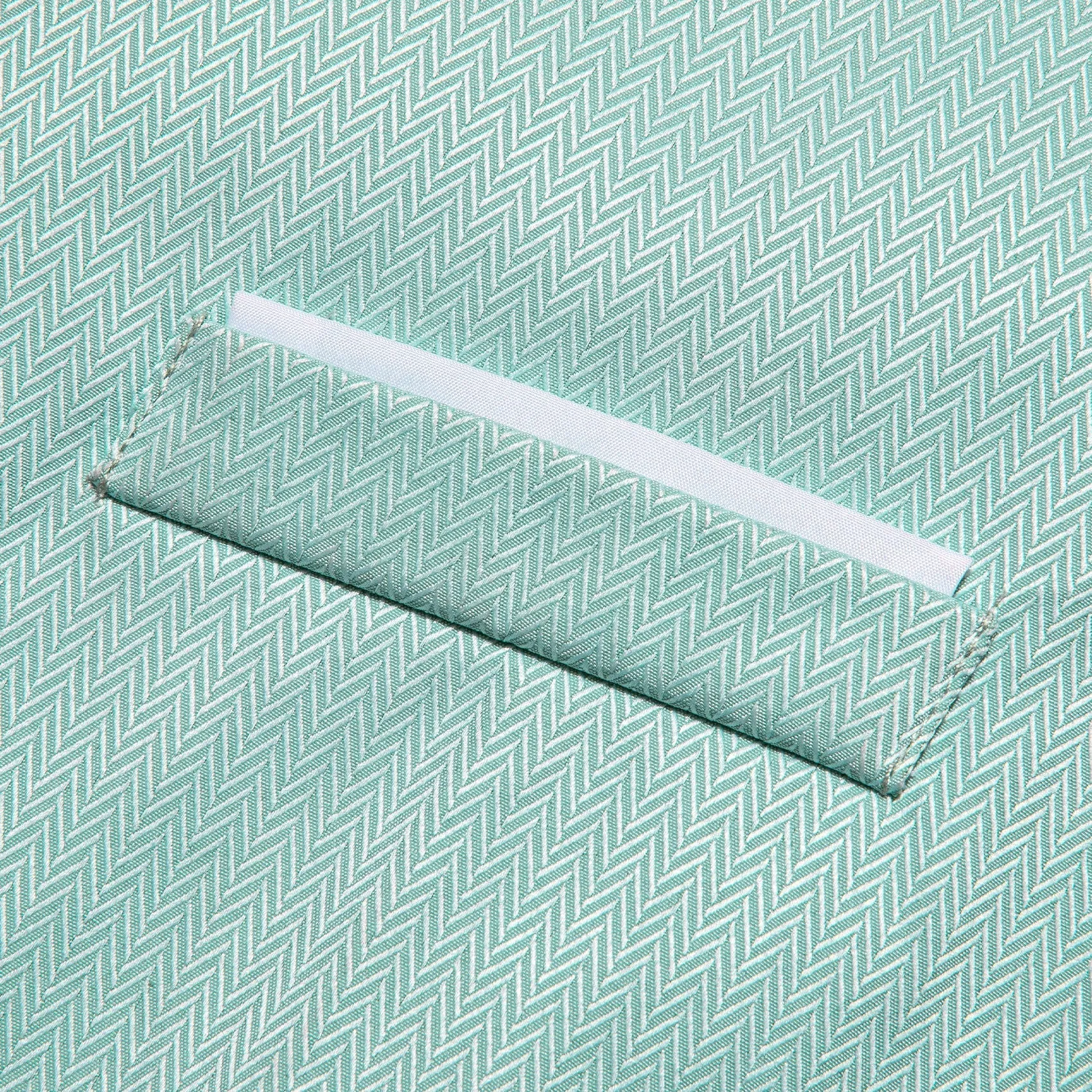 Ties2you Men's Work Vest Mint Green Solid Men's V-Neck Business Vest
