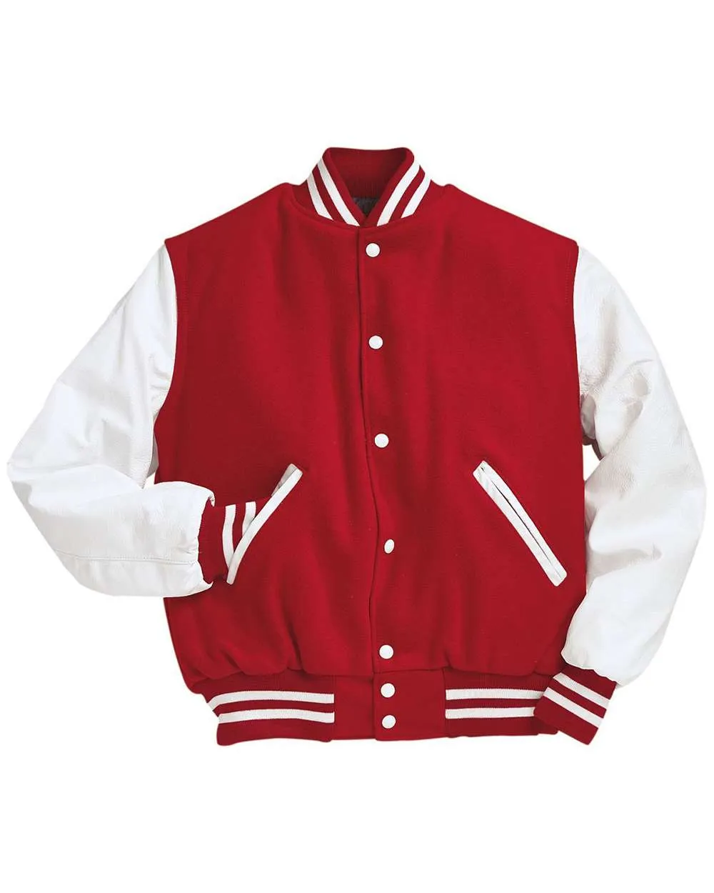 Varsity Wool Jacket / Red and White / Cape Henry Collegiate