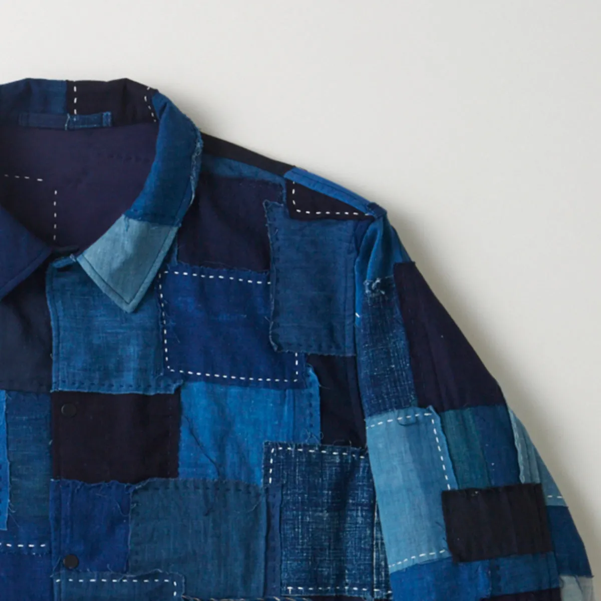 Vintage Boro Patchwork Coaches Jacket