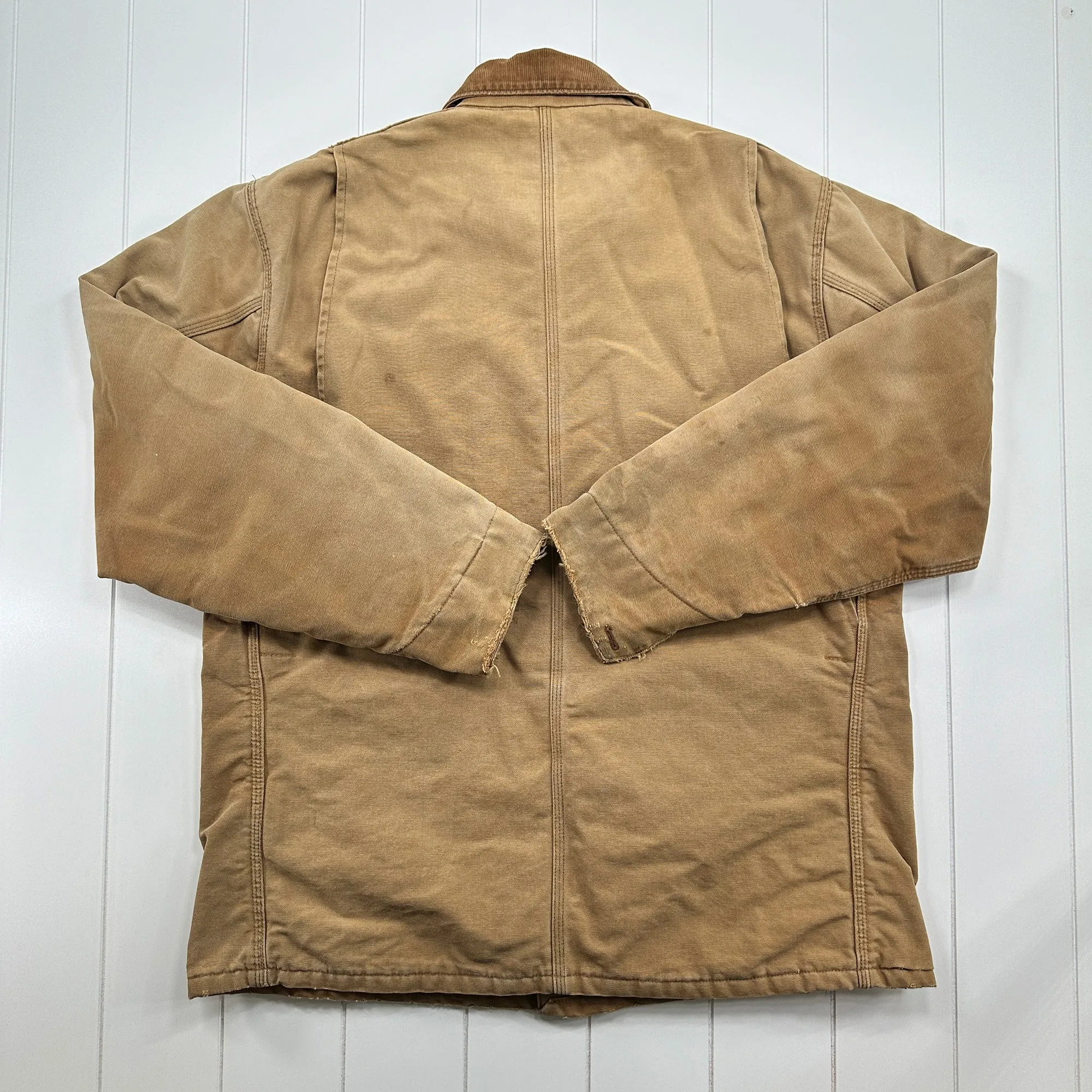 Vintage Carhartt Quilted Nylon Lined Chore Coat - Fits like men's XL