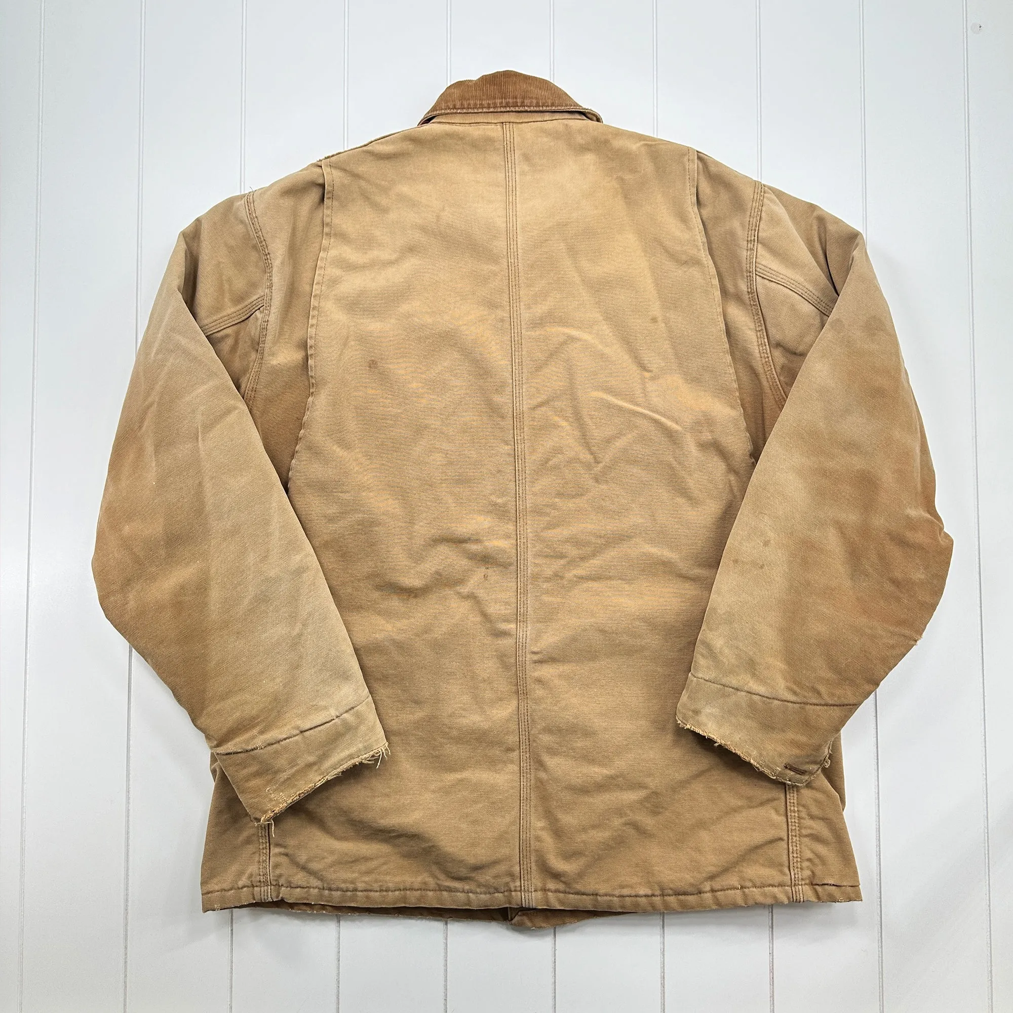 Vintage Carhartt Quilted Nylon Lined Chore Coat - Fits like men's XL