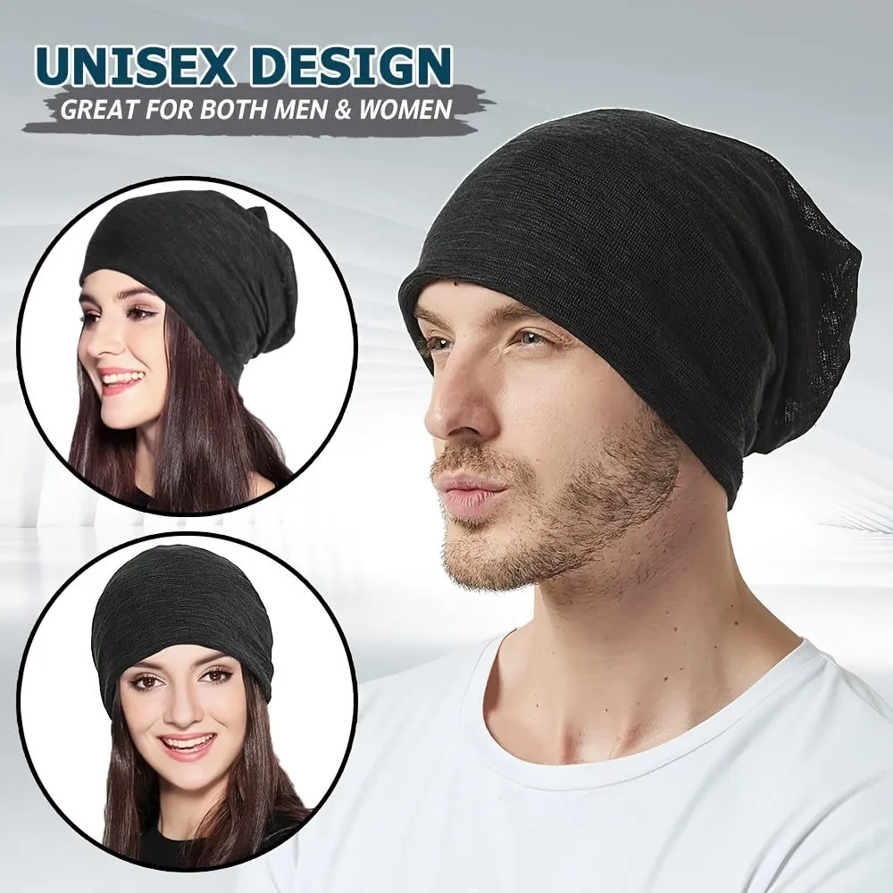 Vintage Unisex Slouchy Beanie Lightweight Chemo Hats for All