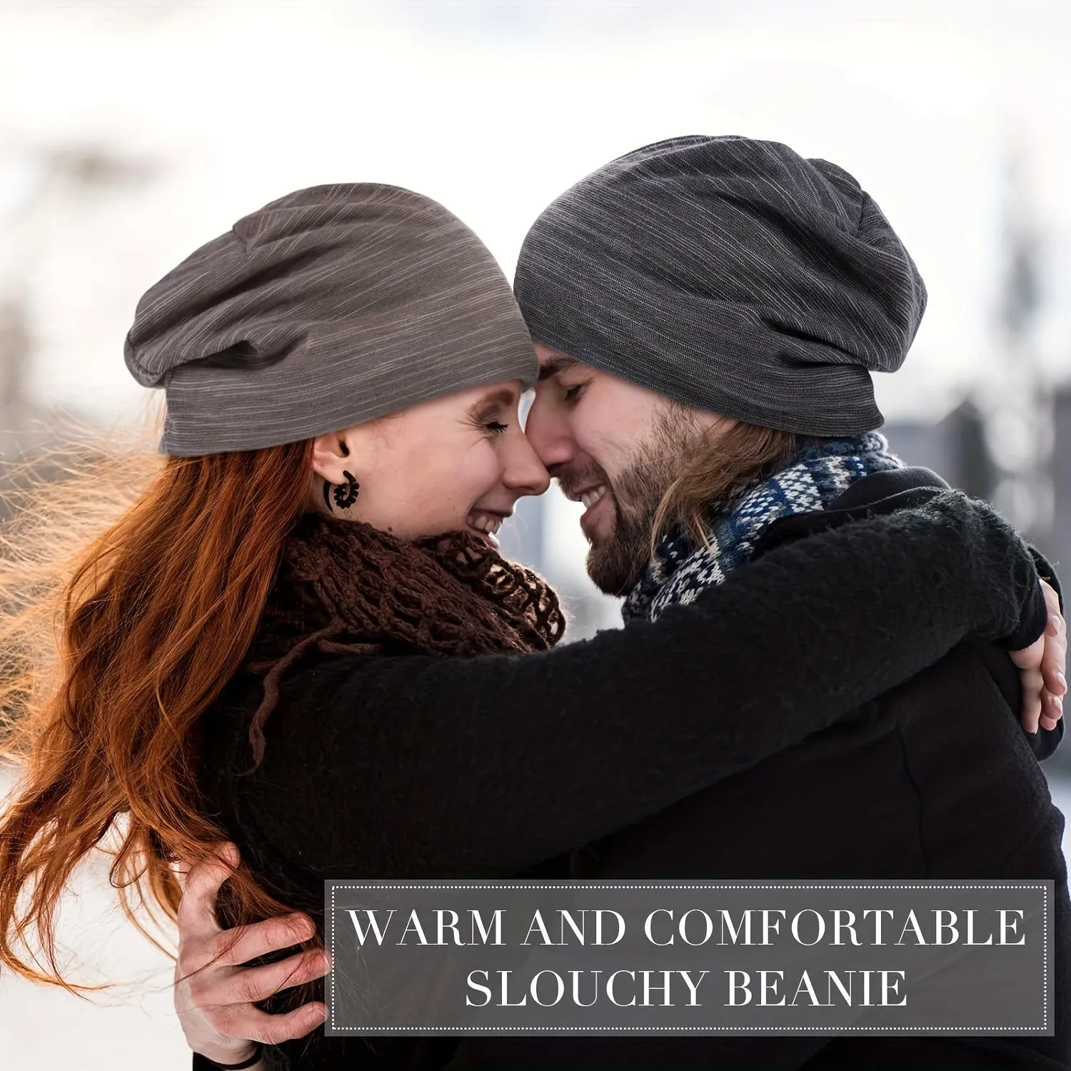 Vintage Unisex Slouchy Beanie Lightweight Chemo Hats for All