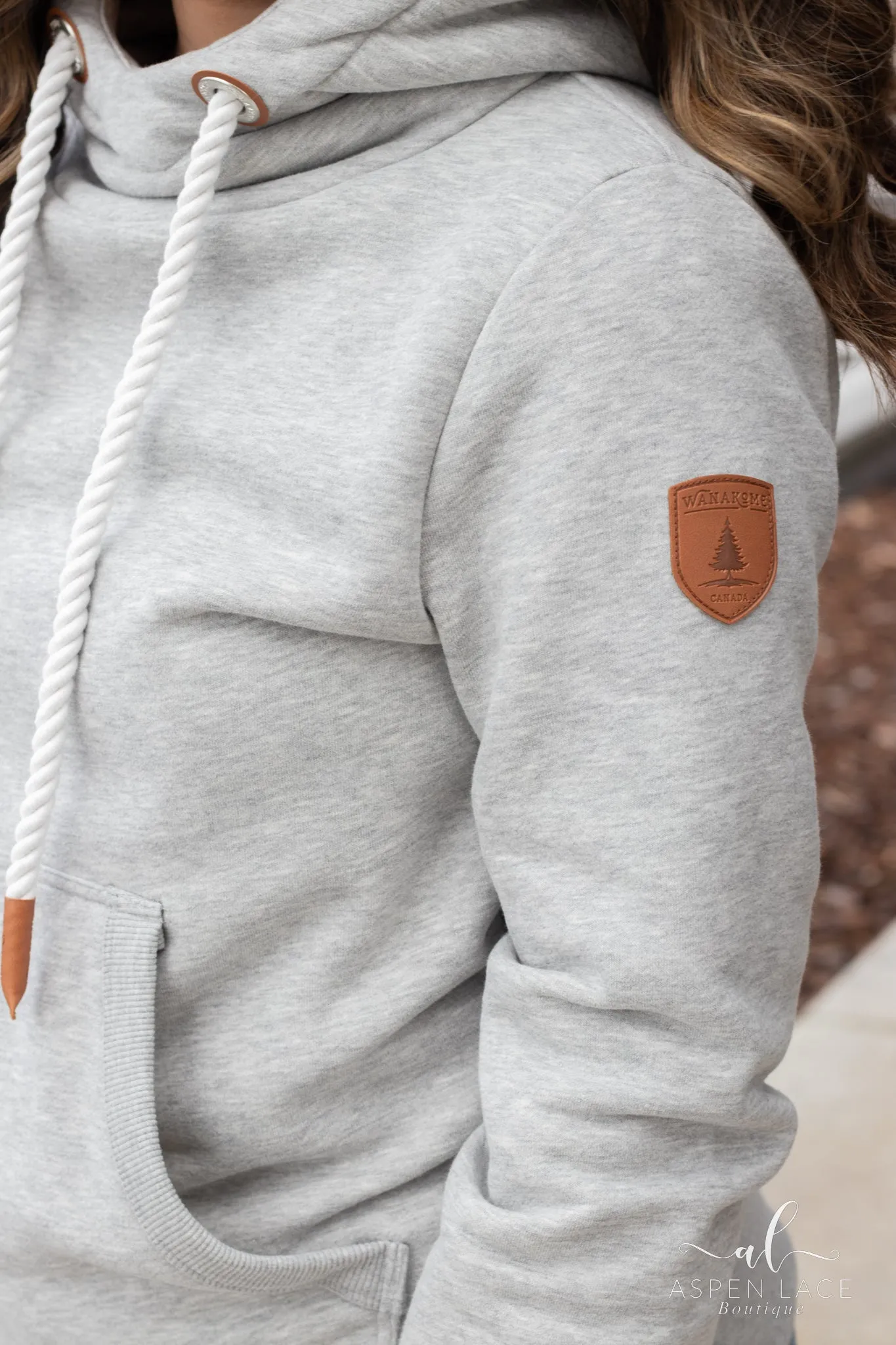 Wanakome Cassy Hoodie (Light Heather Grey)