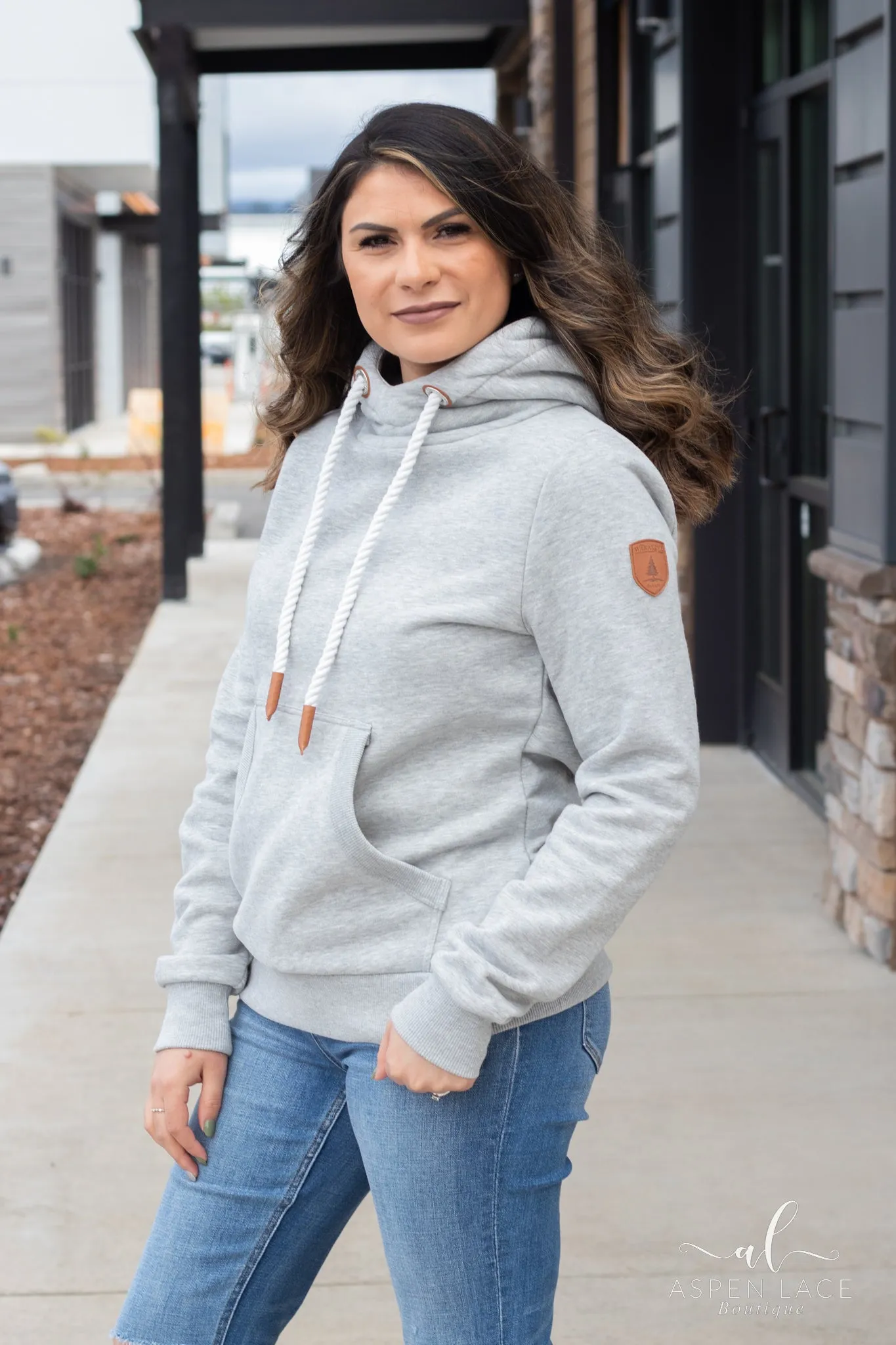 Wanakome Cassy Hoodie (Light Heather Grey)