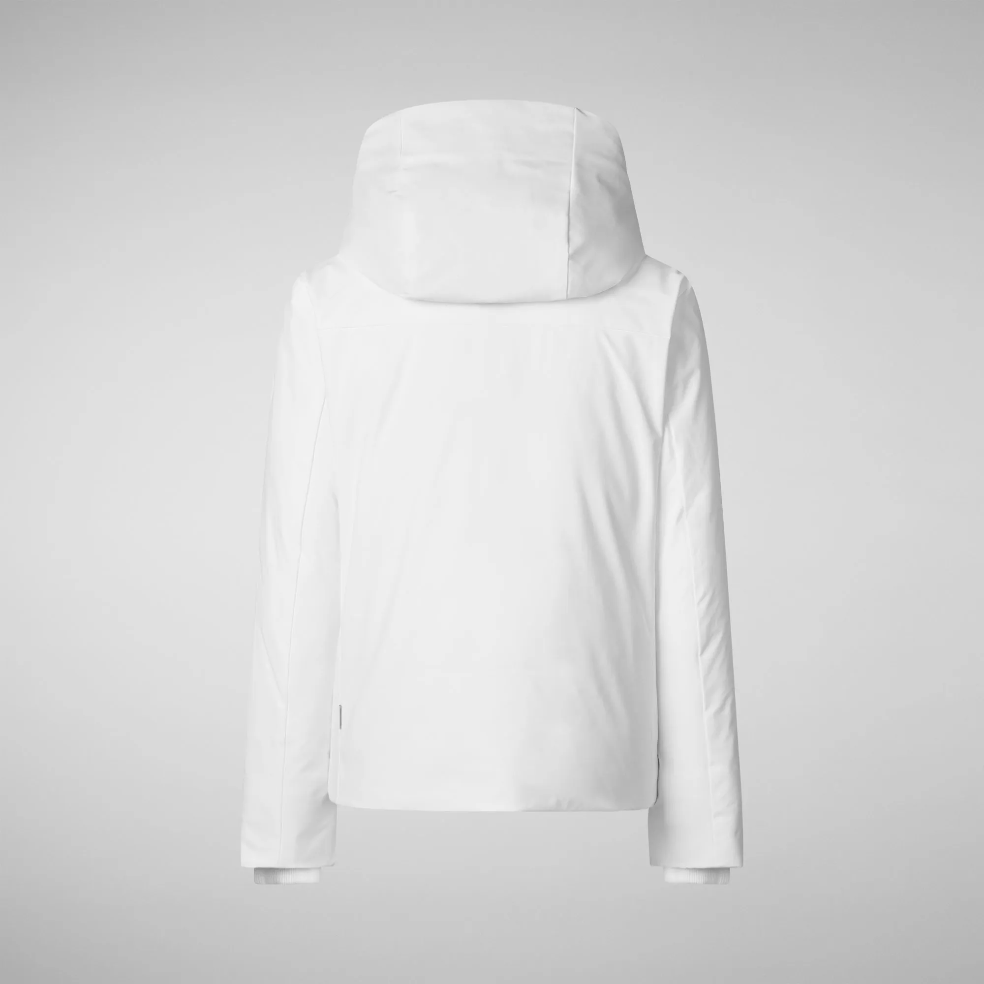 Woman's hooded parka Shanon in white